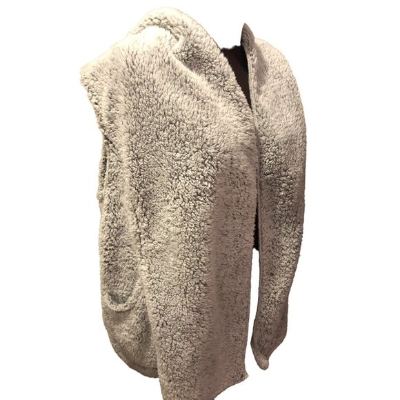Women's Soft Surround Hooded Vest Coat/Tunic w/Pockets, Large - Picture 1 of 5